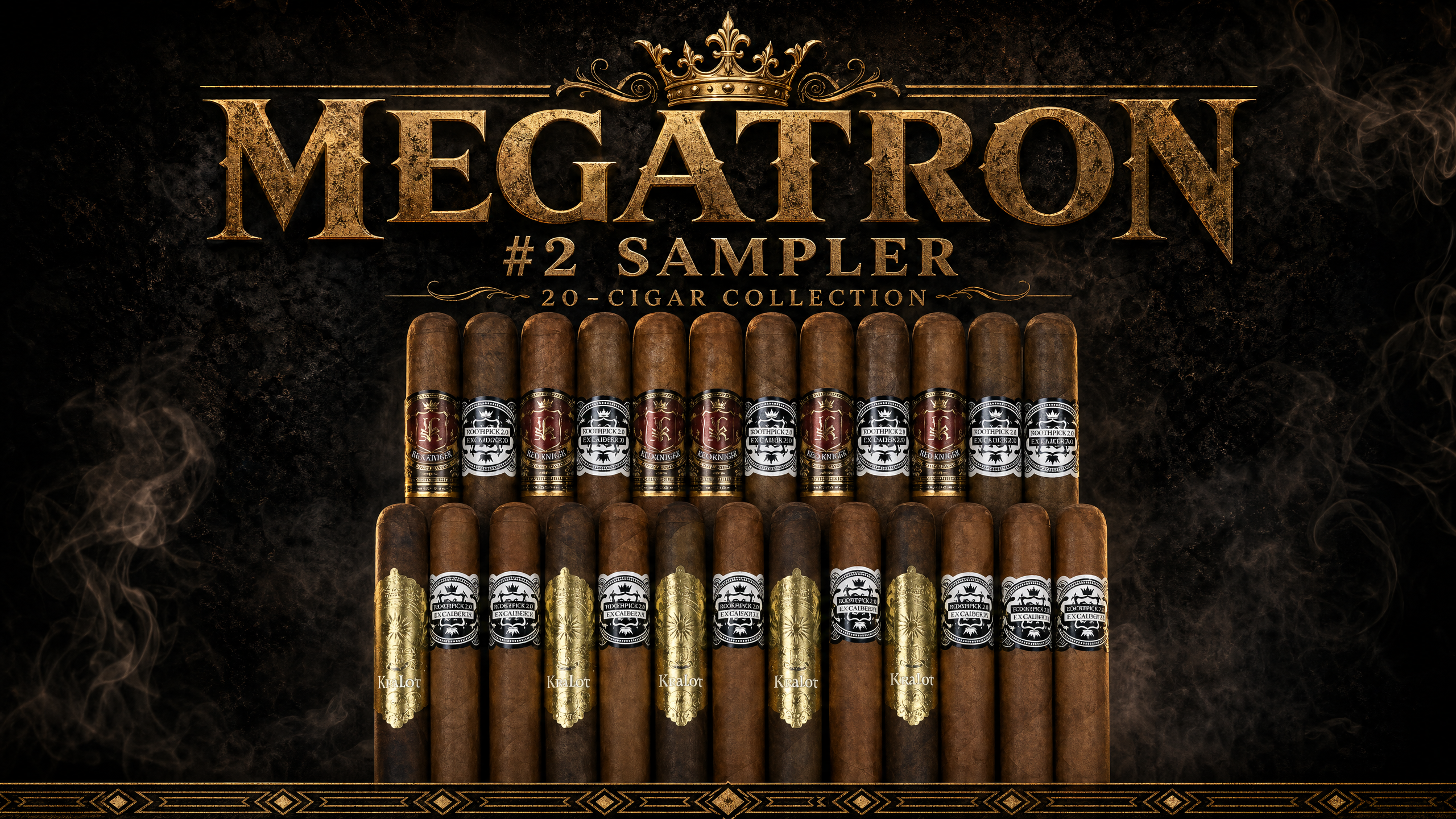 Jas Sum Kral Megatron #2 — 20-Cigar Sampler