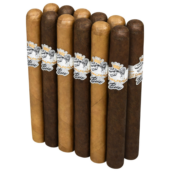 Tyrannical Buc 12-Cigar Sampler — 6 Connecticut + 6 Maduro Dobles